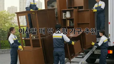 이사할 때 딱! 소형 가구 추천